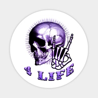 Metal 4 Life Purple Magnet